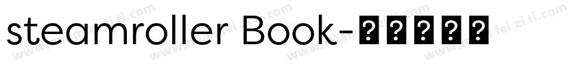 steamroller Book字体转换